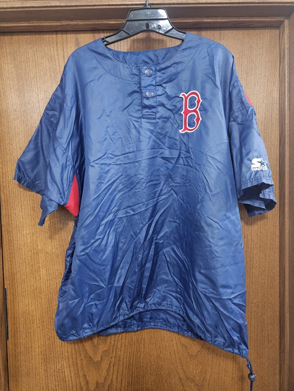 Vintage Diamond Starter BOSTON RED SOX Windbreaker Warm-Up Jacket Size XL